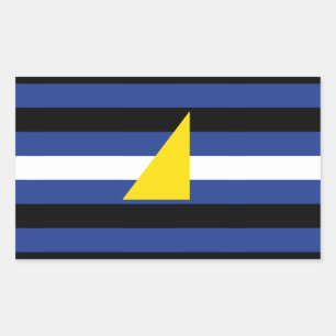Watersport Pride Flag Rechthoekige Sticker