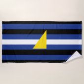 Watersport Pride Flag Strandlaken (Voorkant)