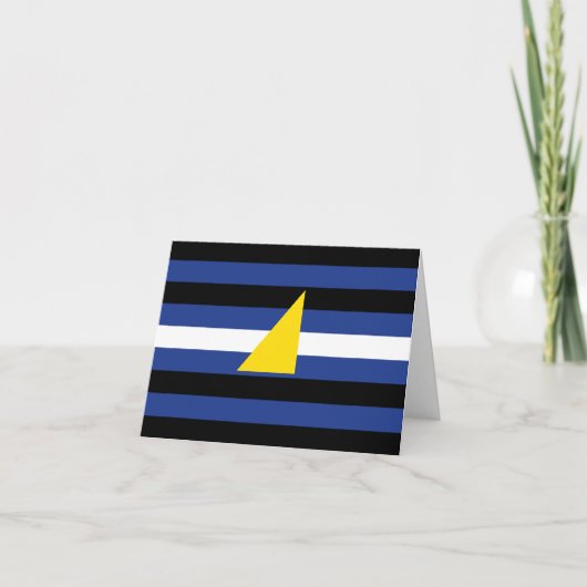 Watersport Pride-vlag Bedankkaart (Voorkant)