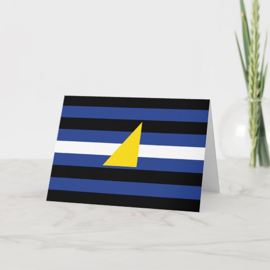 Watersport Pride-vlag Feestdagen Kaart (Voorkant)