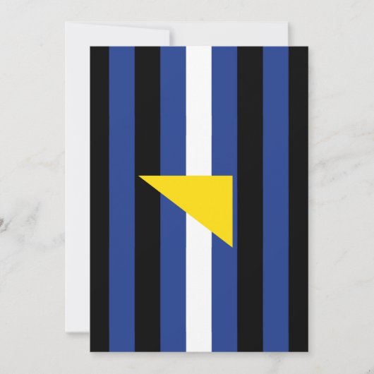 Watersport Pride-vlag Feestdagenkaart (Voorkant)