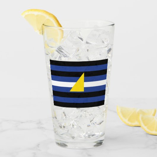 Watersport Pride-vlag Glas (Voorkant ijs)