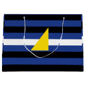 Watersport Pride-vlag Groot Cadeauzakje (Voorkant)