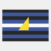 Watersport Pride-vlag Inpakpapier Vel (Voorkant)