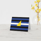 Watersport Pride-vlag Kaart (Gele Bloem)