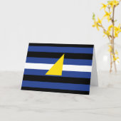 Watersport Pride-vlag Kaart (Gele Bloem)