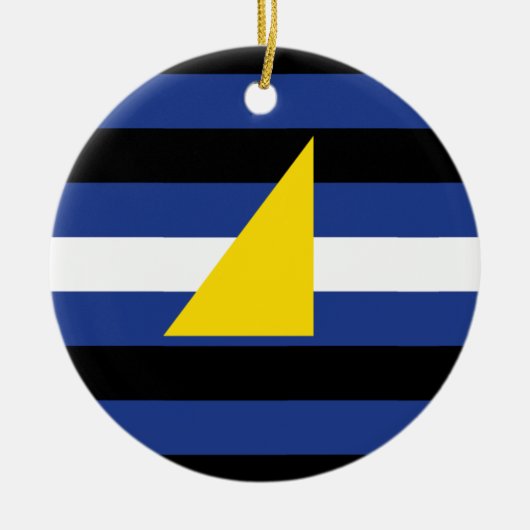 Watersport Pride-vlag Keramisch Ornament (Voorkant)