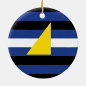 Watersport Pride-vlag Keramisch Ornament (Achterkant)