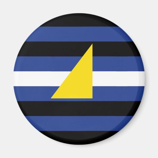 Watersport Pride-vlag Magneet (Voorkant)