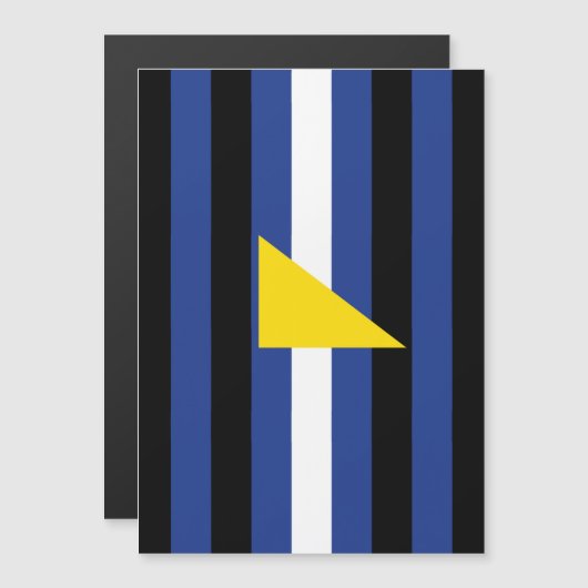 Watersport Pride-vlag Magnetische Uitnodiging (Voorkant / Achterkant)
