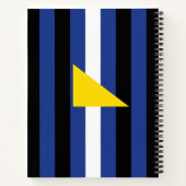 Watersport Pride-vlag Notitieboek (Achterkant)