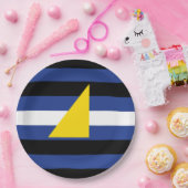 Watersport Pride-vlag Papieren Bordje (Feest)