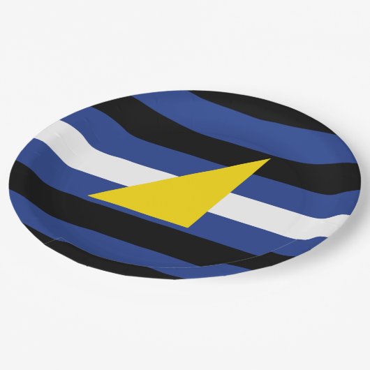 Watersport Pride-vlag Papieren Bordje (Gekanteld)