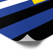 Watersport Pride-vlag Poster (Hoek)