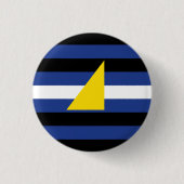 Watersport Pride-vlag Ronde Button 3,2 Cm (Voorkant)