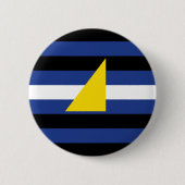 Watersport Pride-vlag Ronde Button 5,7 Cm (Voorkant)