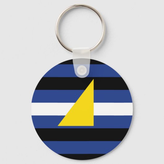 Watersport Pride-vlag Sleutelhanger (Voorkant)