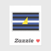 Watersport Pride-vlag Sticker (Vel)