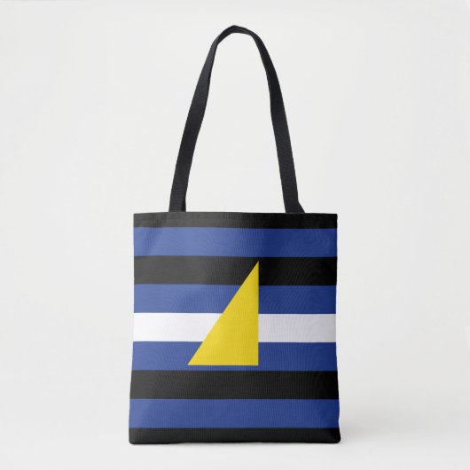 Watersport Pride-vlag Tote Bag (Voorkant)