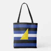 Watersport Pride-vlag Tote Bag (Achterkant)