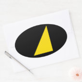 Watersport trots ovale sticker (Envelop)