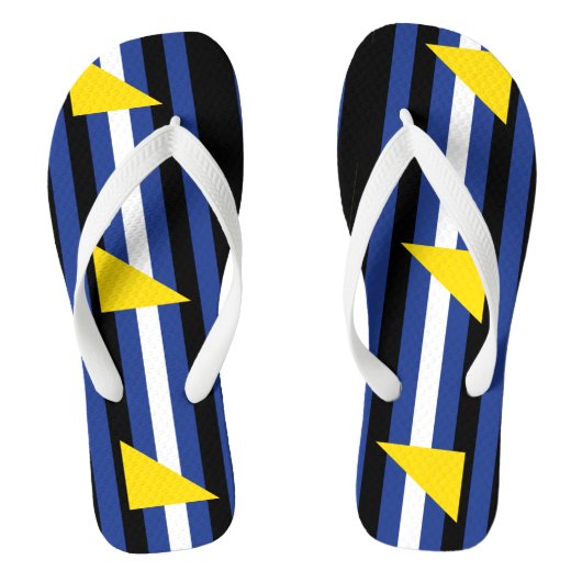 Watersport trots teenslippers (Voetbed)