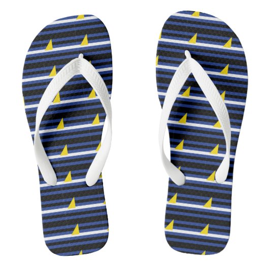 Watersport trots teenslippers (Voetbed)