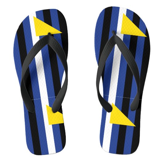 Watersport trots teenslippers (Voetbed)