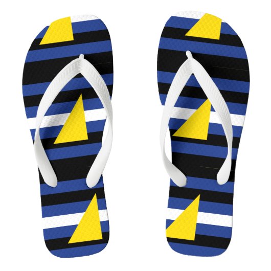 Watersport trots teenslippers (Voetbed)