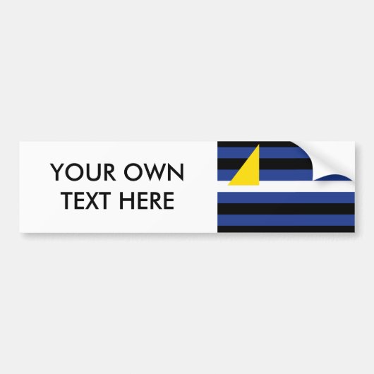 WATERSPORTS TROTSVLAG BUMPERSTICKER (Voorkant)