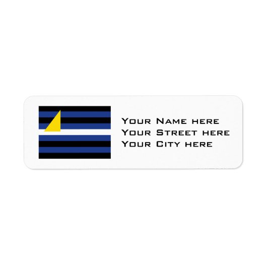 WATERSPORTS TROTSVLAG ETIKET (Voorkant)