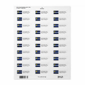 WATERSPORTS TROTSVLAG ETIKET (Full Sheet)