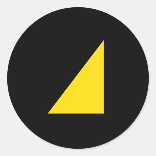 Watersporttrots Ronde Sticker (Voorkant)