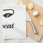 Watersportzwembril grappig citaat theedoek (Quarter Fold)