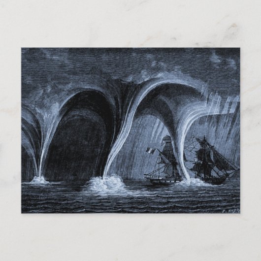 Waterspouts Briefkaart (Voorkant)
