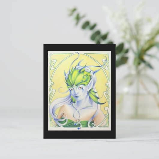 waterspriet briefkaart (Staand voorkant)