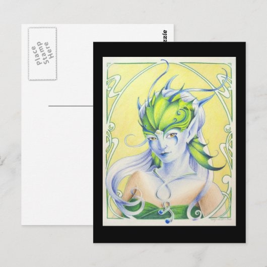 waterspriet briefkaart (Voorkant / Achterkant)