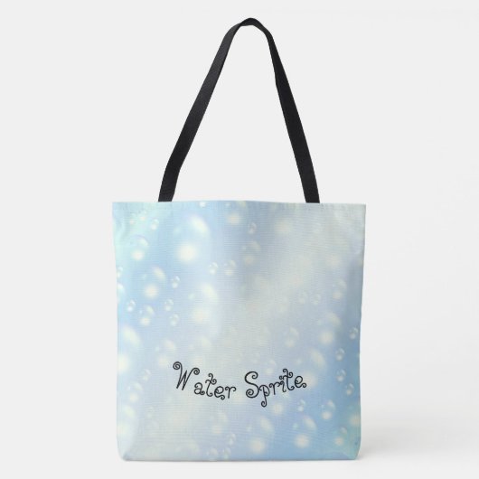 waterspriet tote bag (Voorkant)