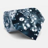 Waterspuit met een druppel in Aqua Blue Stropdas (Opgerold)