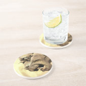 WATERSPUWER ZANDSTEEN ONDERZETTER (Zijkant)