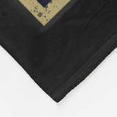 Waterstad NY Totale Zonsverduistering 2024 Fleece Deken (Hoek)