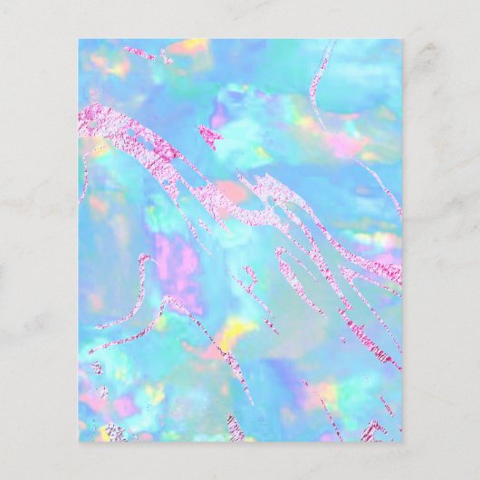 watersteenslag FAUX-holograaf Flyer (Achterkant)