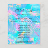 watersteenslag FAUX-holograaf Flyer (Voorkant)