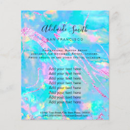 watersteenslag FAUX-holograaf Flyer
