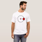 Waterstof Atom T-shirt (Voorkant volledig)