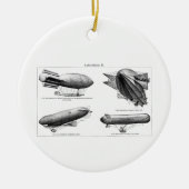  waterstof blimps Zeppelins Balloons Retro Keramisch Ornament (Voorkant)