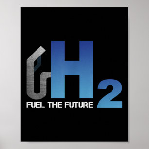 Waterstof H2 Energie Milieubescherming Motori Poster