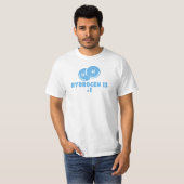 Waterstof is #1 wetenschap t-shirt (Voorkant volledig)