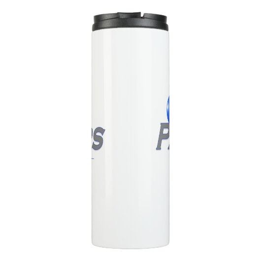 Waterstof met doel thermosbeker (Achterkant)