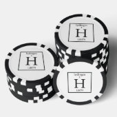 Waterstof Pokerchips (Opstapeling)